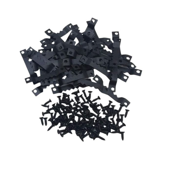 Eklectra 50 Pack Small Sawtooth Picture Hangers with Screws